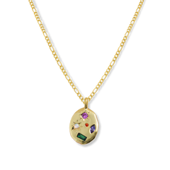 Kaleidoscope Gemstone Rainbow Necklace