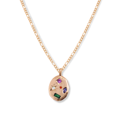 Kaleidoscope Gemstone Rainbow Necklace - Junk Jewels