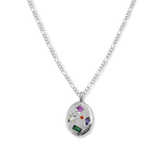 Kaleidoscope Gemstone Rainbow Necklace - Junk Jewels