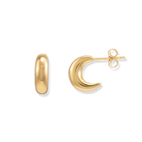 Minimalist Crescent Earrings - Junk Jewels