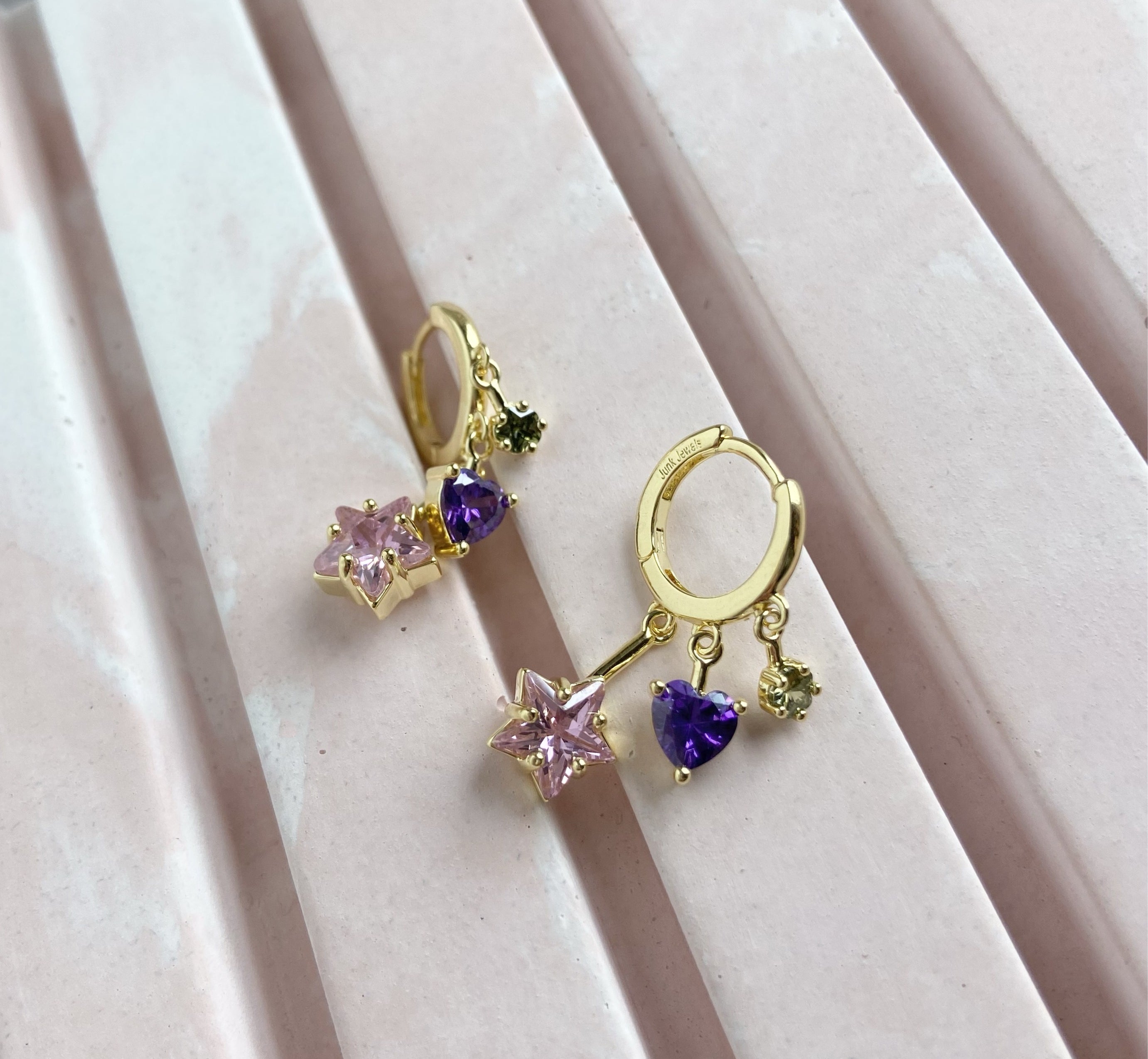 Jewelled Dreams Drop Earrings - Junk Jewels