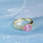 Pear Drop Gemstone Ring - Junk Jewels
