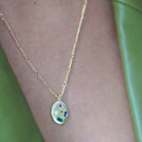 Kaleidoscope Gemstone Rainbow Necklace - Junk Jewels