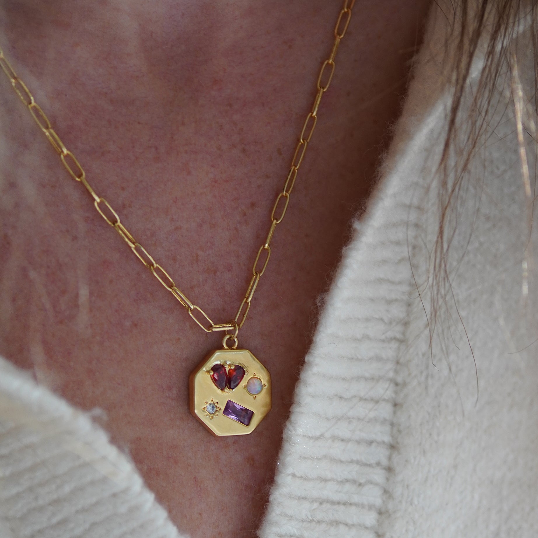 Heartbreaker Gemstone Necklace - Junk Jewels