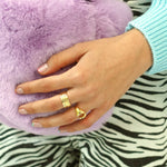 Kaleidoscope Lucky Charm Signet Ring - Junk Jewels