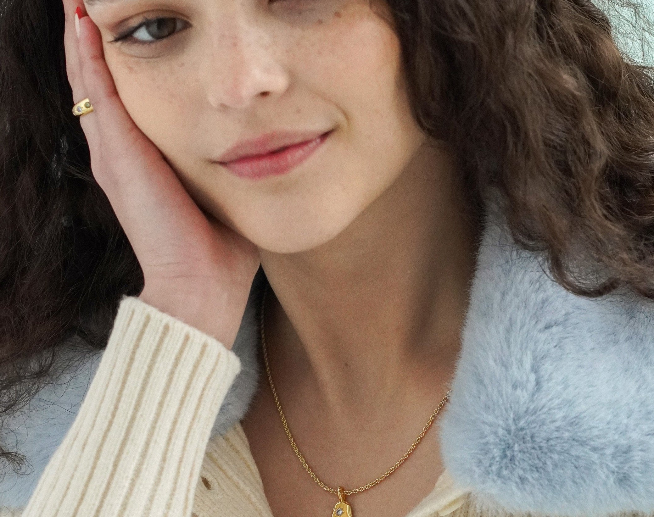 Pastel Stone Chunky Pebble Necklace - Junk Jewels