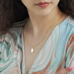 Minimalist Pebble Double Chain Necklace - Junk Jewels