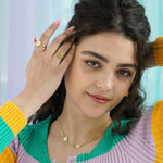 Peridot Heart Signet Ring - Junk Jewels