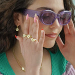 Peridot Heart Signet Ring - Junk Jewels