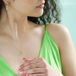 Midnight Gemstone Charm Necklace - Junk Jewels