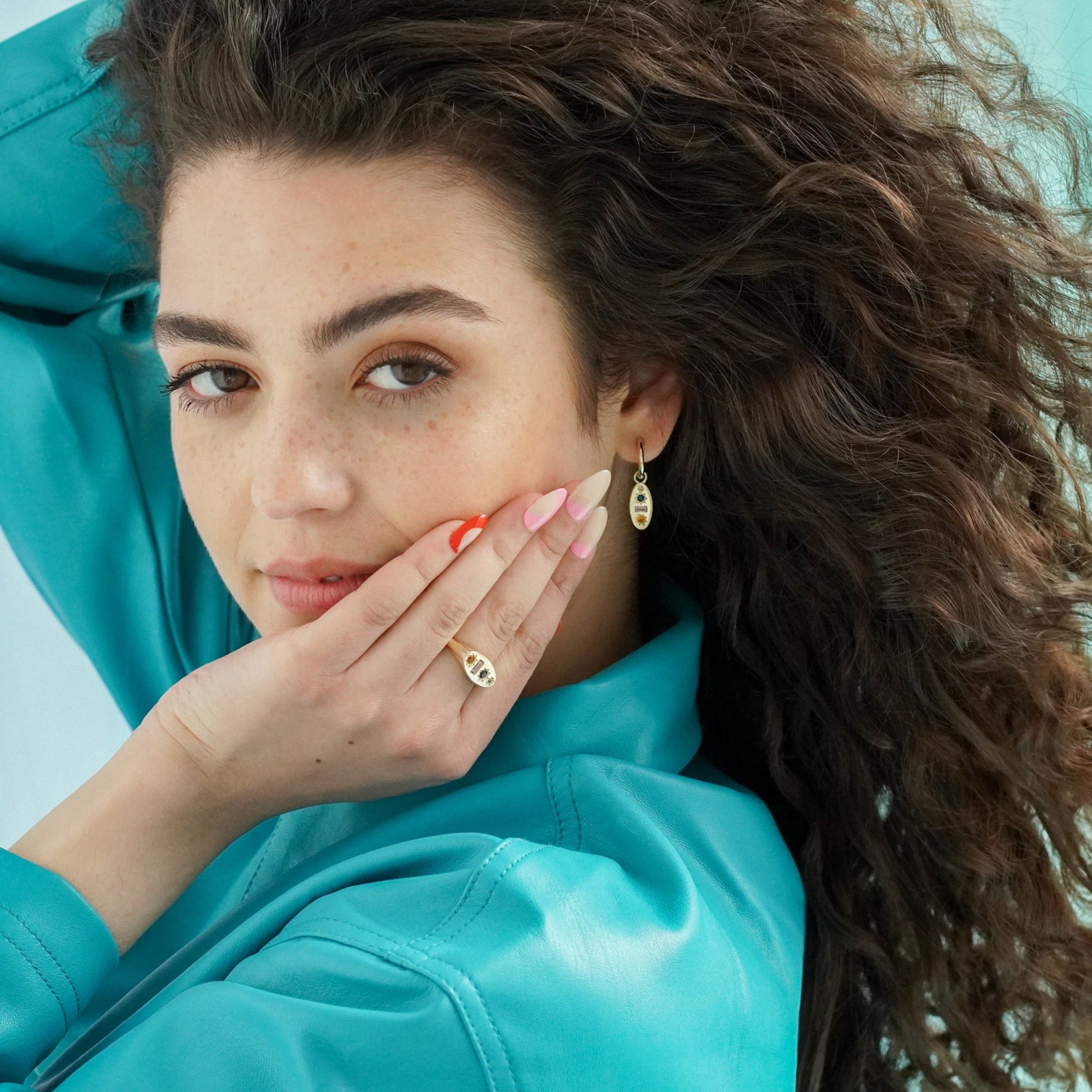 Midnight Gemstone Signet Ring - Junk Jewels