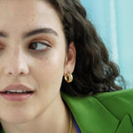 Glitter Chunky Hoop Earrings - Junk Jewels
