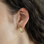 Glitter Chunky Hoop Earrings - Junk Jewels