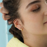 Pastel Stone Petite Hoop Earrings - Junk Jewels