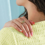 Midnight Gemstone Signet Ring - Junk Jewels