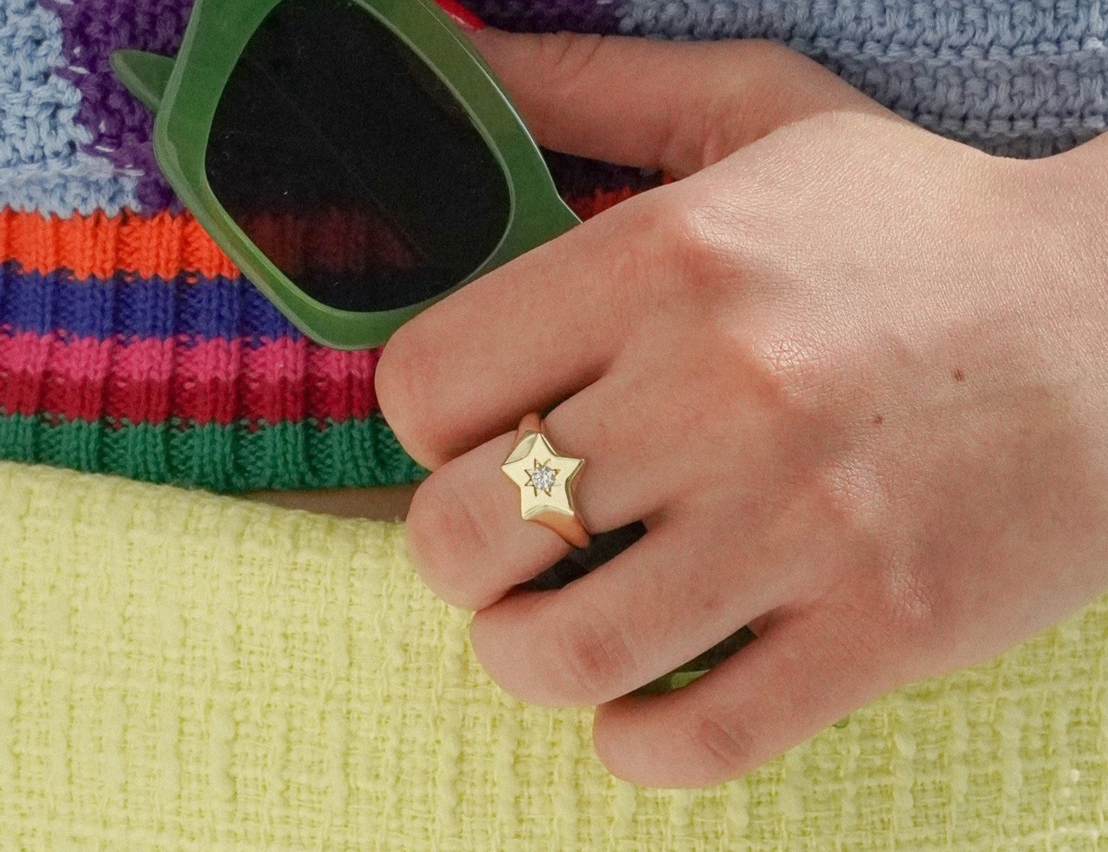 Shooting Star Signet Ring - Junk Jewels