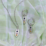 Midnight Gemstone Charm Necklace - Junk Jewels