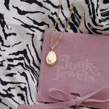 Minimalist Pebble Double Chain Necklace - Junk Jewels