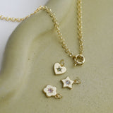 Retro Multi-Charm Chunky Chain Necklace - Junk Jewels