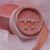 Bridesmaid Proposal | Droplet Jewelled Sterling Silver Earrings - Junk Jewels