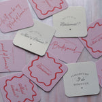 'Will you be my Bridesmaid' | Jewelled Necklace Gift Box with Pink Gift Tag - Junk Jewels