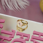 Flower Power Signet Ring - Junk Jewels