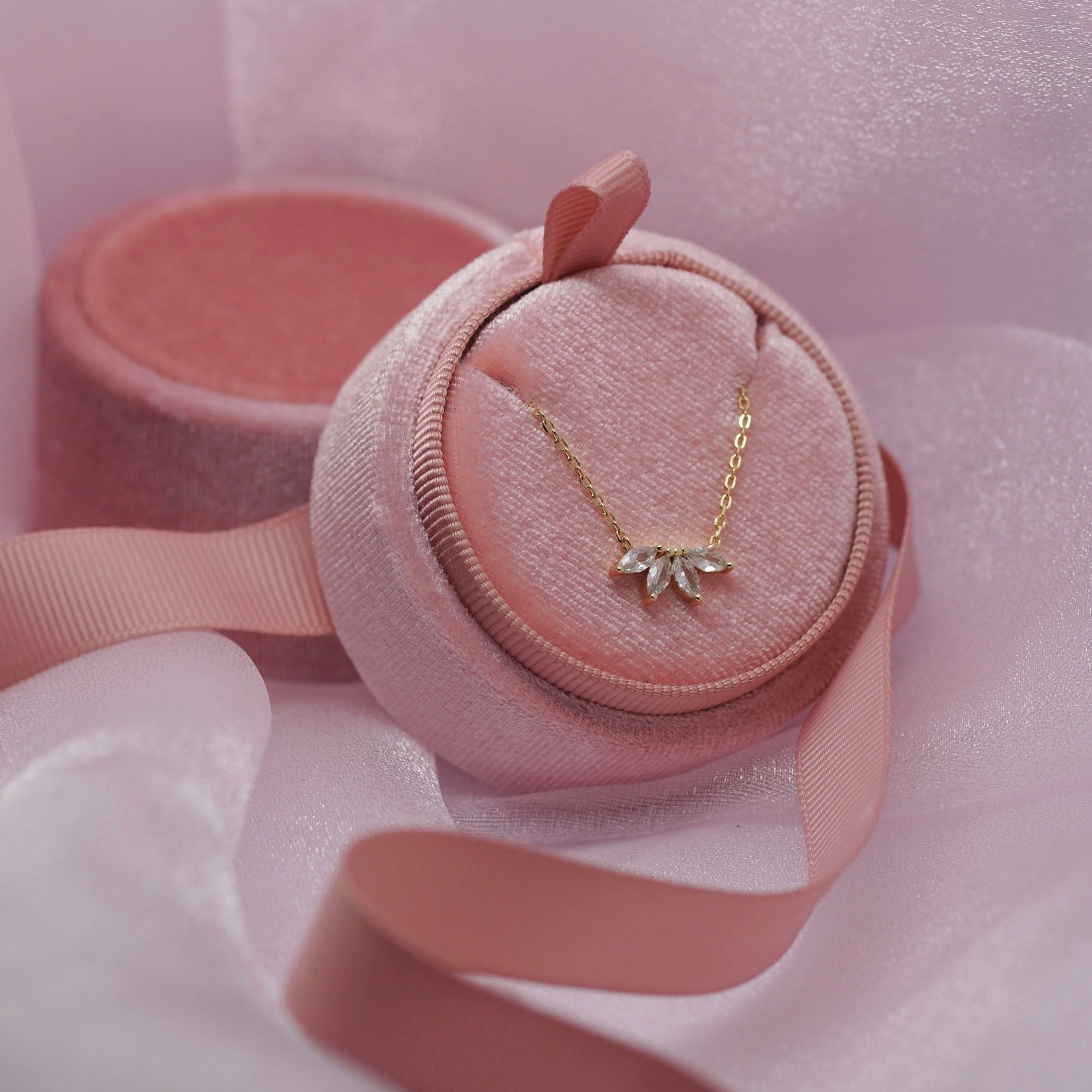 'Will you be my Bridesmaid' | Jewelled Necklace Gift Box with Pink Gift Tag - Junk Jewels