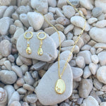 Minimalist Pebble Double Chain Necklace - Junk Jewels