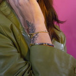 Kaleidoscope Gemstone Bangle - Junk Jewels