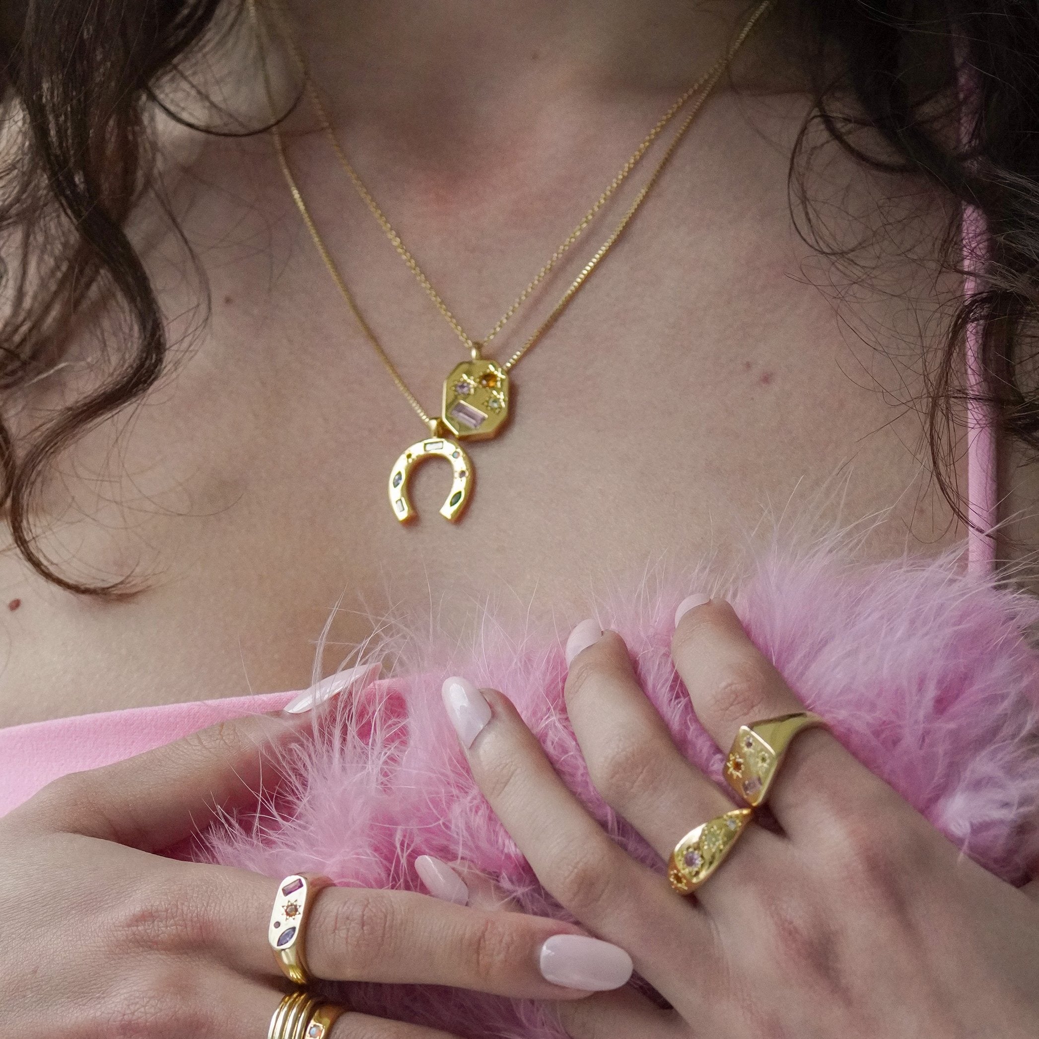 Kaleidoscope Disco Necklace - Junk Jewels