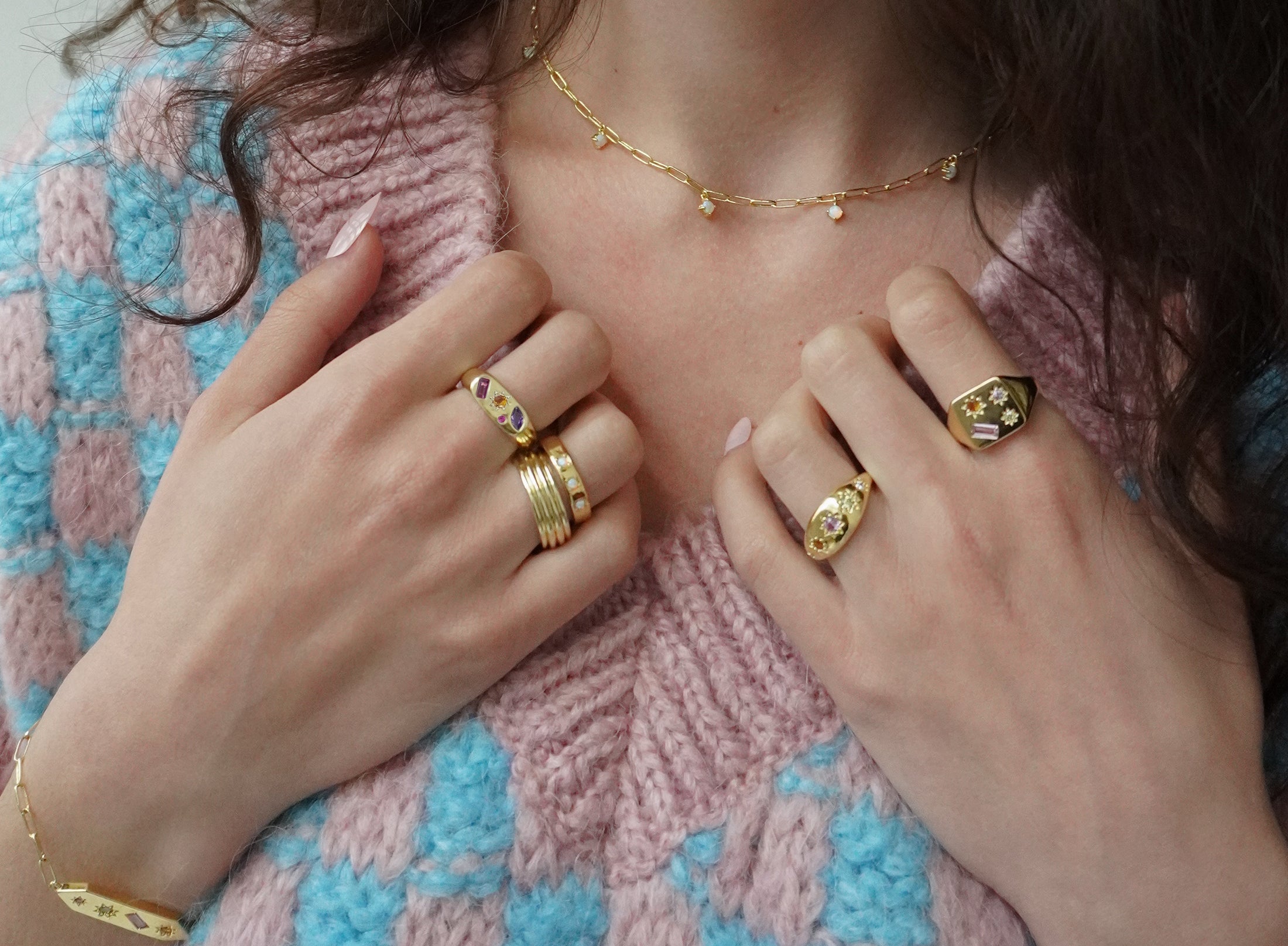 Kaleidoscope Disco Ring - Junk Jewels