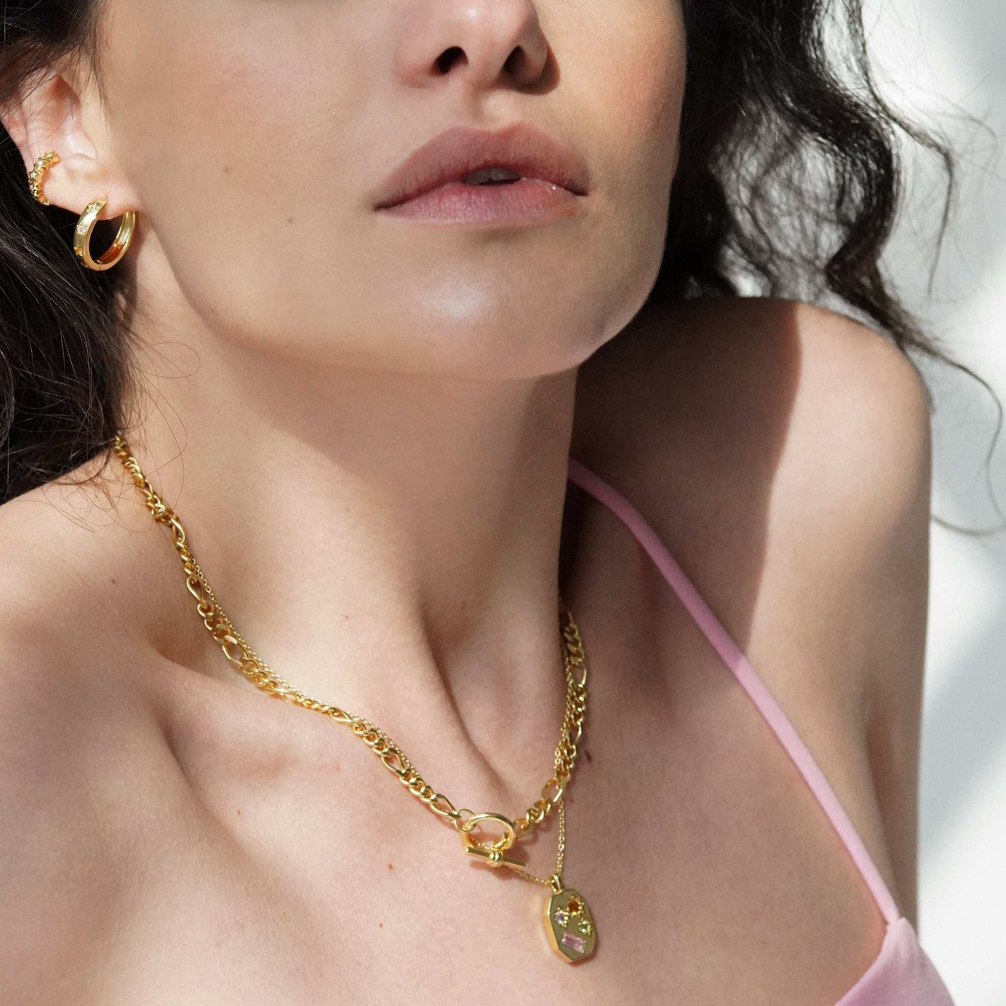 Disco Star Hoop Earrings - Junk Jewels