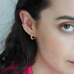 Starry Huggie Hoop Earrings - Junk Jewels