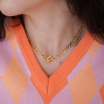T-Bar Figaro Chain Necklace - Junk Jewels