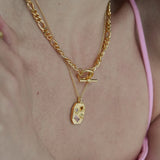 T-Bar Figaro Chain Necklace - Junk Jewels