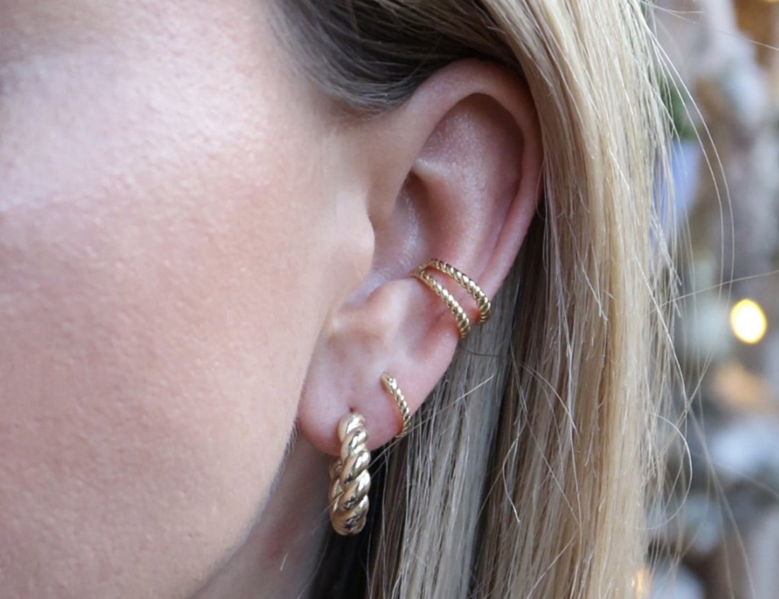 Twisted Ear Cuff - Junk Jewels