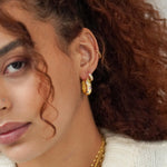 Pastel Stone Petite Hoop Earrings - Junk Jewels