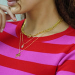 Star Charm Jewelled Necklace - Junk Jewels