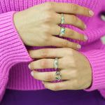Kaleidoscope Lucky Charm Signet Ring - Junk Jewels