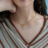 Retro Multi-Charm Chunky Chain Necklace - Junk Jewels