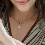 Retro Multi-Charm Chunky Chain Necklace - Junk Jewels