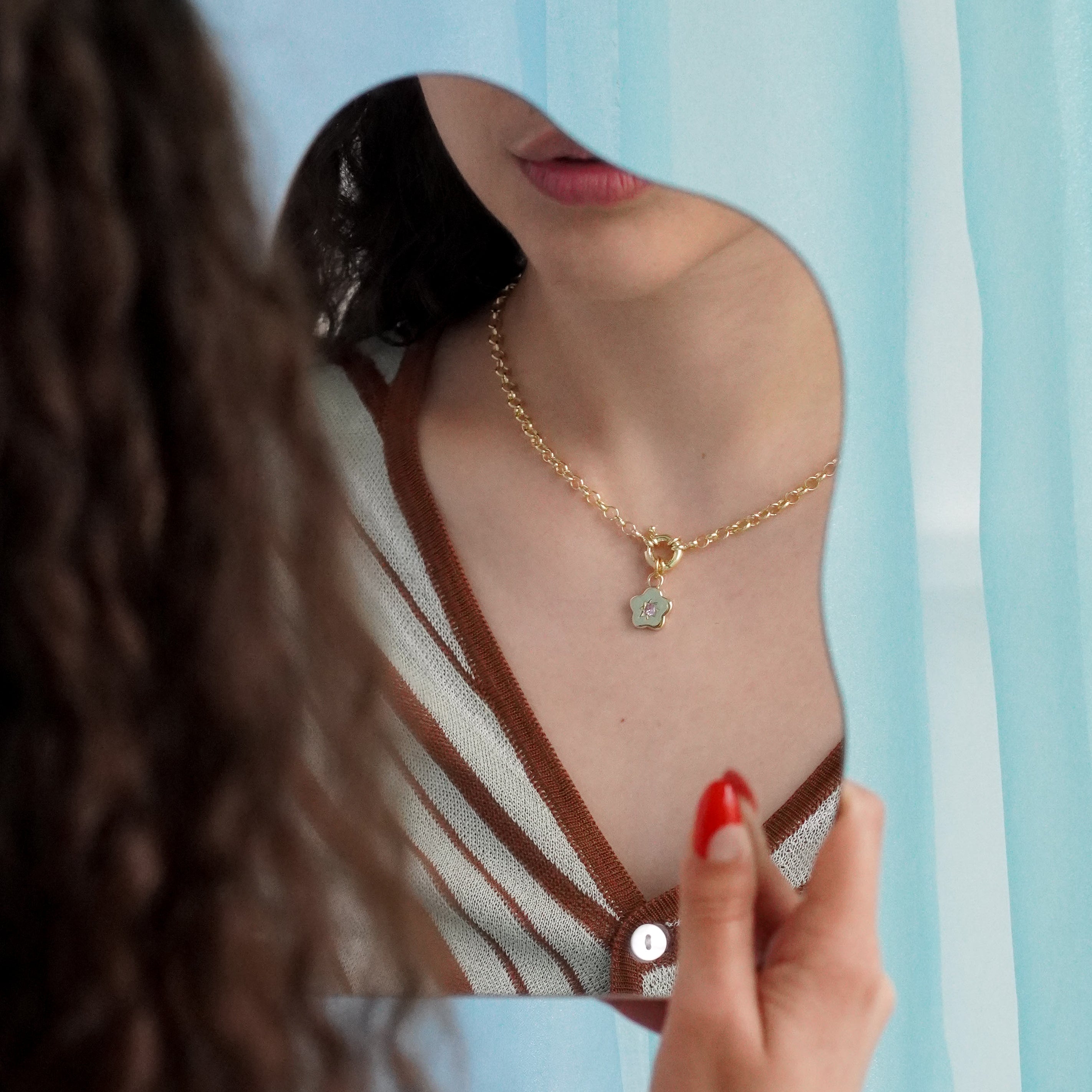 Retro Multi-Charm Chunky Chain Necklace - Junk Jewels