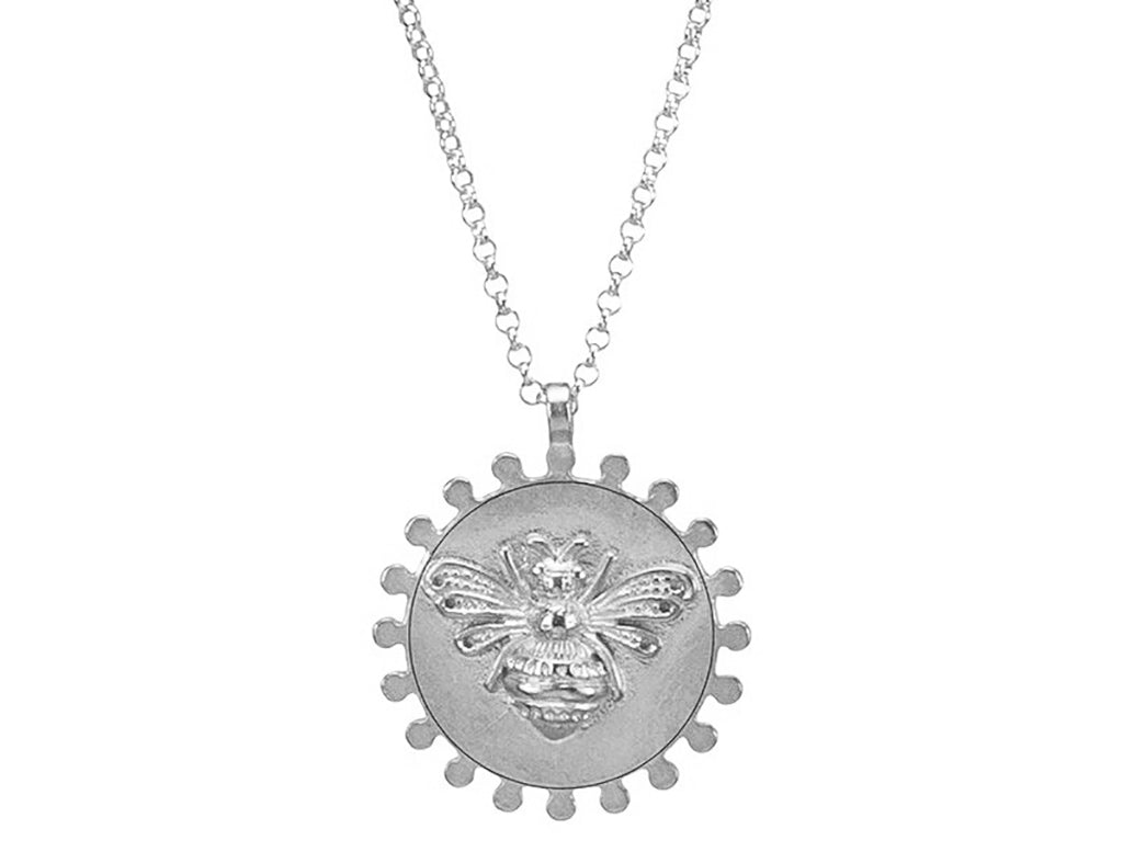 Bee Coin Necklace - Junk Jewels