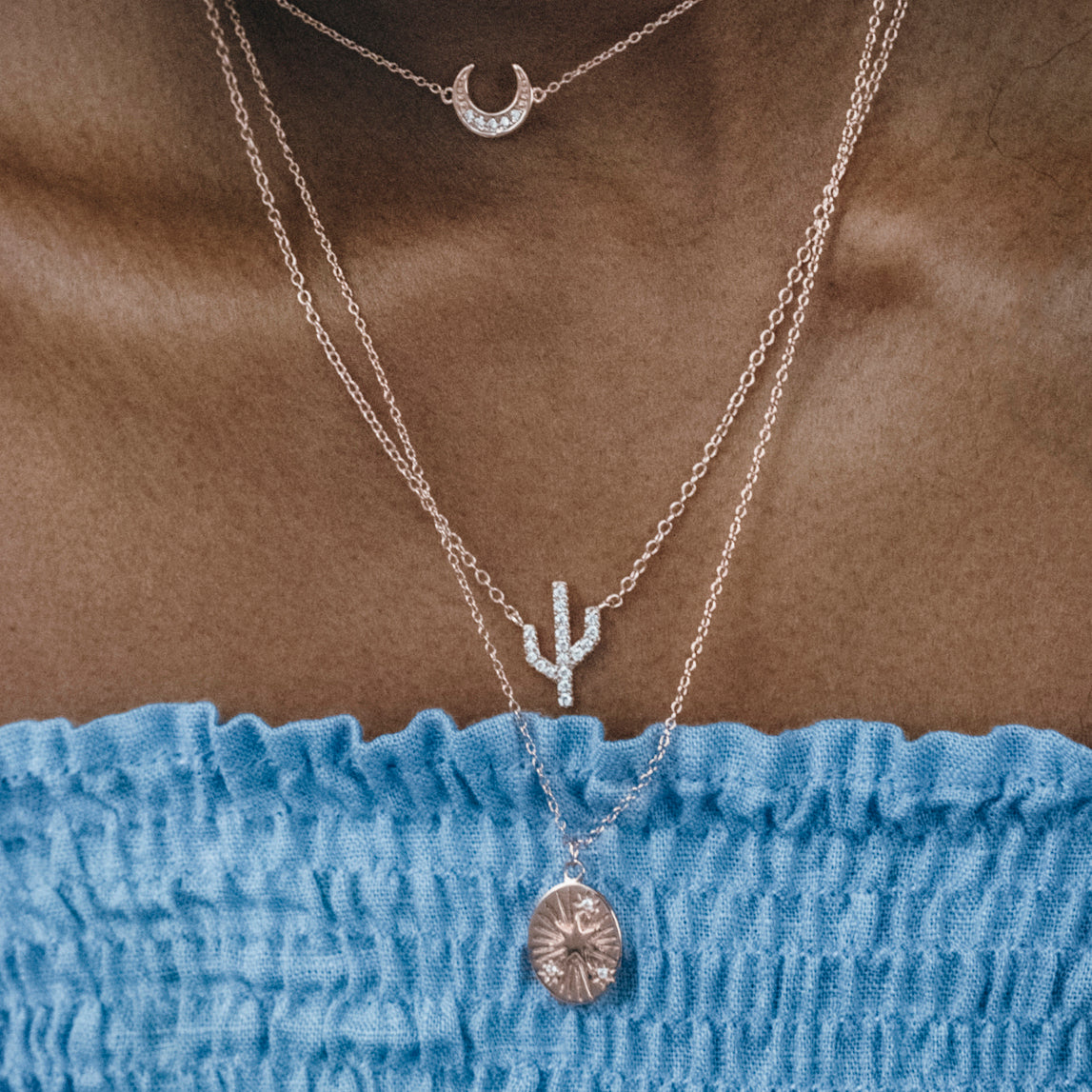 Cactus Necklace - Junk Jewels