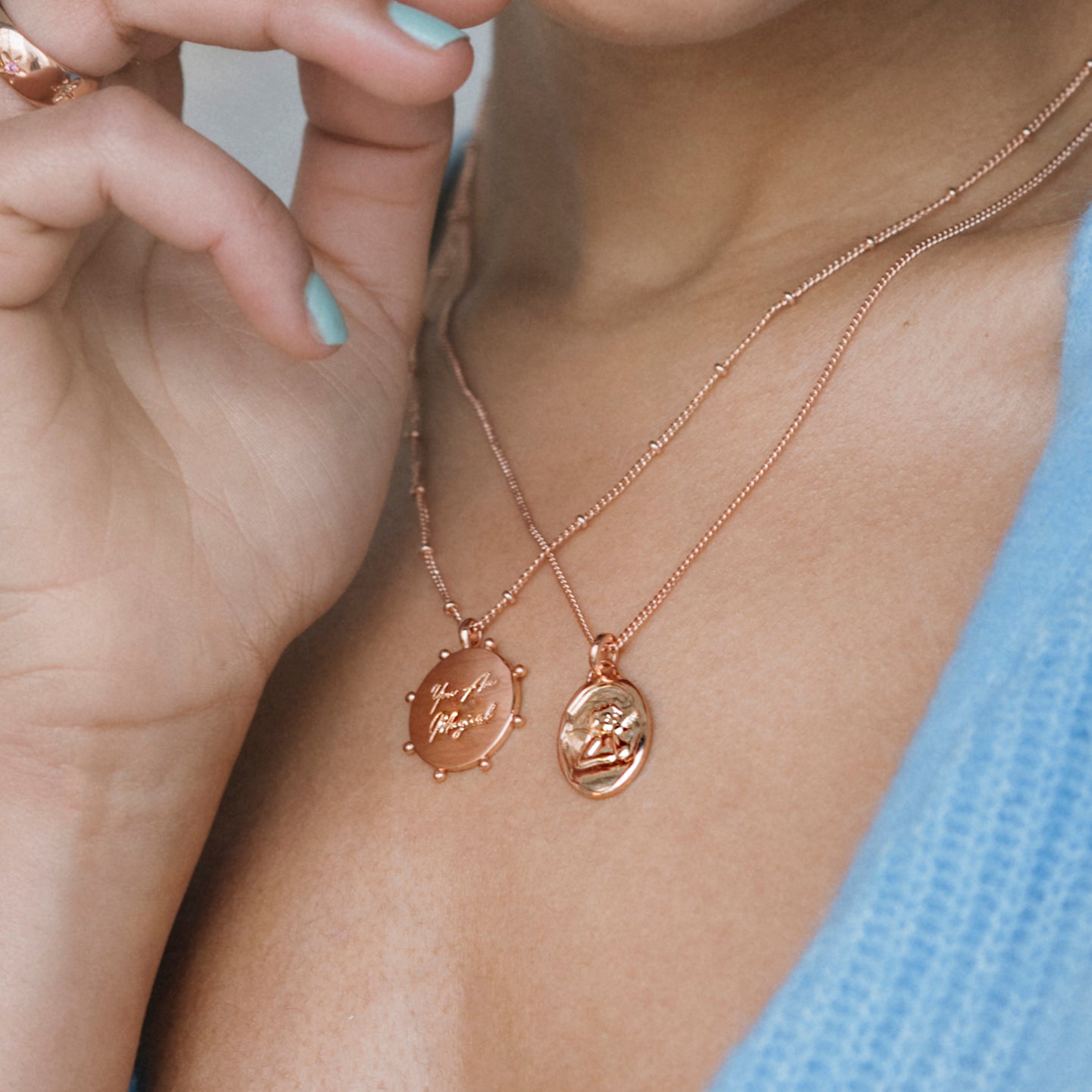 Cherub Necklace - Junk Jewels