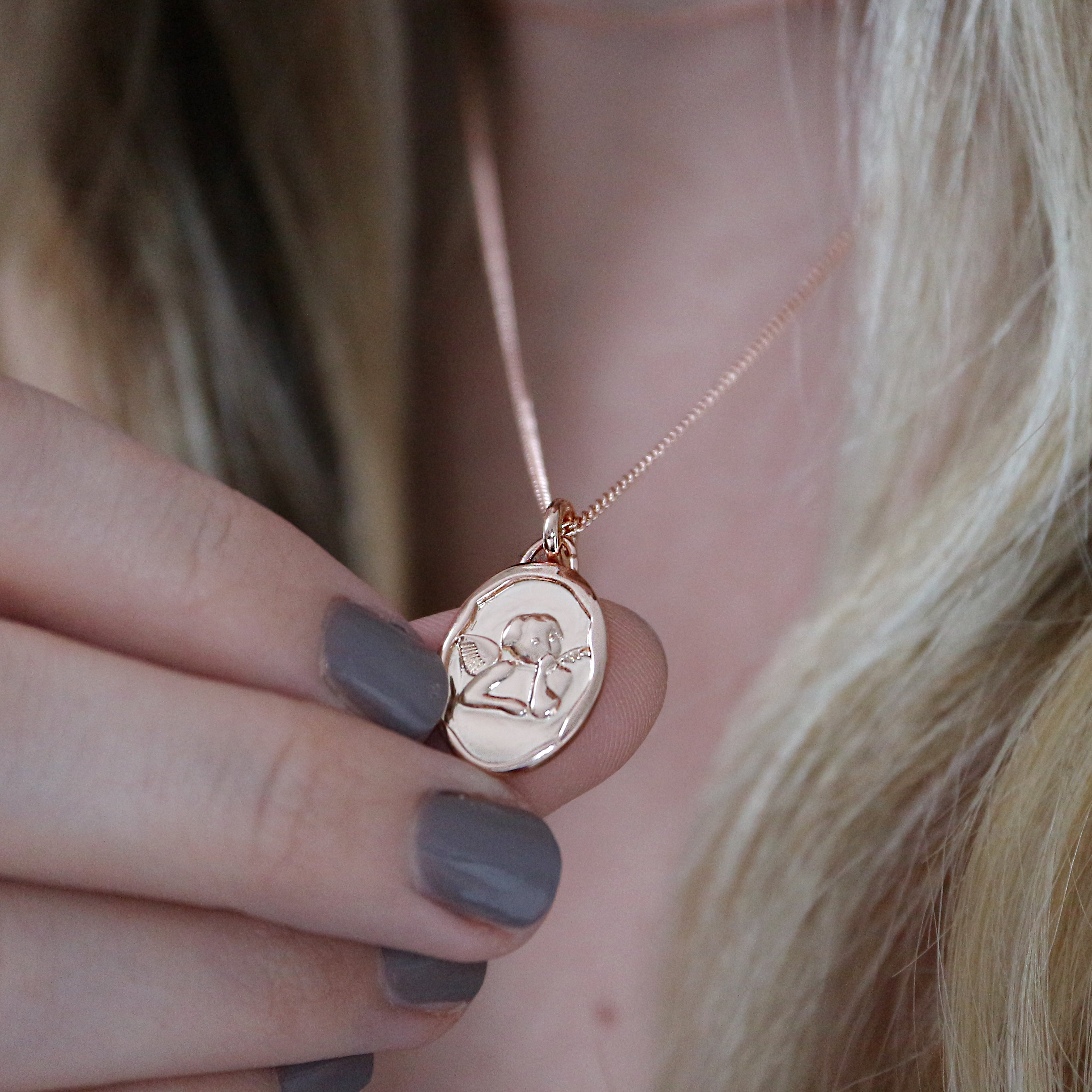 Cherub Necklace - Junk Jewels