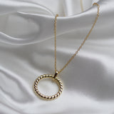 Karma Circle Necklace - Junk Jewels