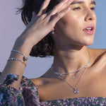 Triple Opal Starburst Necklace - Junk Jewels