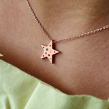 Rainbow Star Necklace - Junk Jewels