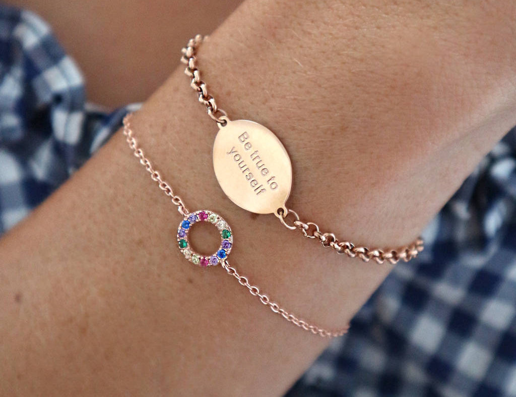 Rainbow Circle Bracelet - Junk Jewels